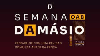 É uma imagem do post com o título Aulas gratuitas para prova da OAB no Damásio. Acesse!