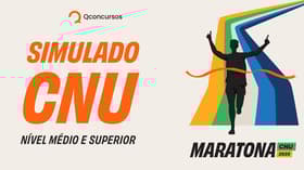 É uma imagem do post com o título Simulado CNU 2025 acontece neste fim de semana, com correção