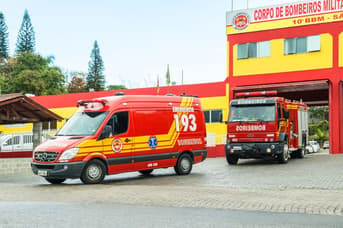 É uma imagem do post com o título Concurso Bombeiros SC tem provas domingo, 29; veja o que levar!