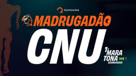 É uma imagem do post com o título Madrugadão CNU: assista AO VIVO revisão para disciplinas