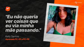 É uma imagem do post com o título Aprovada na PCDF e PC PR, conheça a jornada de Kelly Santos