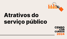 É uma imagem do post com o título Censo dos Concursos mostra atrativos do serviço público em 2024