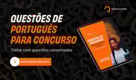 É uma imagem do post com o título Questões de Português para concurso: baixe ebook e pratique