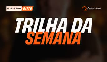 É uma imagem do post com o título O que é a Trilha da Semana do Qconcursos? Conheça a ferramenta!