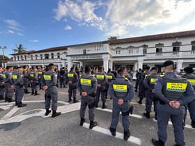 É uma imagem do post com o título Polícia divulga previsão do concurso PM ES e conteúdo das provas