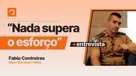 É uma imagem do post com o título Concurso CBMERJ: major fala sobre provas e preparação de soldados