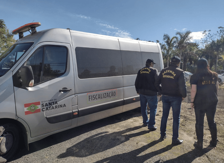 Servidores da Sefaz SC em fiscalização