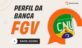 É uma imagem do post com o título FGV no CNU: baixe ebook grátis e saiba como é o perfil da banca