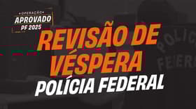 É uma imagem do post com o título Revisão de Véspera PF 2025: Qconcursos reúne professores em live