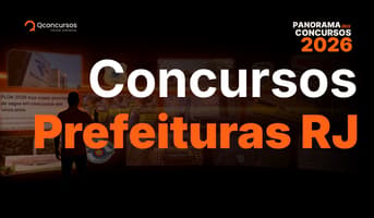 É uma imagem do post com o título Concursos Prefeituras RJ 2026: veja editais abertos e previstos