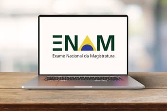 É uma imagem do post com o título Enam 2026: publicado o novo edital do Exame da Magistratura