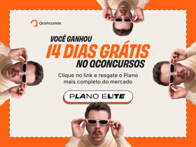 É uma imagem do post com o título Qconcursos libera acesso ao plano Elite gratuitamente. Veja!