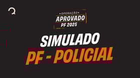 É uma imagem do post com o título Concurso PF Policial: participe de simulado gratuito e inédito