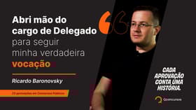 É uma imagem do post com o título Baronovsky acumula mais de 100 concursos e venceu na persistência