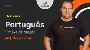 Concurso Correios: Aula de Português para concursos - Sintaxe da oração [Aula gratuita] #aovivo