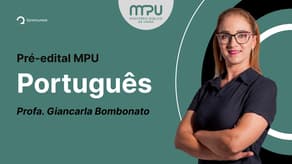 Concurso MPU: aula de Português
