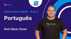 Concurso IBGE: Aula de Português | Edital aberto - Aula 3