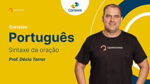 Português para o concurso Correios: Sintaxe da oração [Aula gratuita] #aovivo