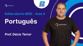 Concurso IBGE 2023: Aula de Português | Edital aberto IBGE - Aula 4